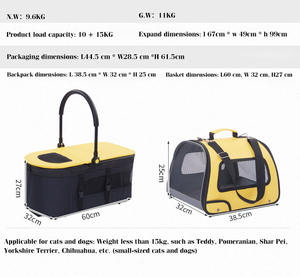 Cochecito Ligero <span class=keywords><strong>para</strong></span> Mascotas JXB de 4 Ruedas, Plegable y Portátil, con Diseño Transparente, Ideal <span class=keywords><strong>para</strong></span> Viajes, Bolsa <span class=keywords><strong>para</strong></span> <span class=keywords><strong>Perros</strong></span> y Gatos - Product Image 6