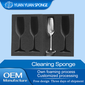 Shock Absorbing Foam Instant Foam Packaging Gold Mailer <strong>Box</strong> Custom Boxes With Foam Inserts Wine Glass Bottle Protection - Product Image 2