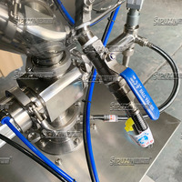 Nouvelle arrivée Machine de remplissage semi-automatique de remplissage de type vertical à buse unique Machine de remplissage de matériau chauffé pour pâte et crème