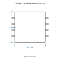 Dispositifs médicaux haute vitesse TPS568215RNN QFN-18 3x3mm 3V à 17V IC