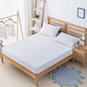 LATAM poliestere taffetà tessuto tinta unita Design semplice lenzuolo con angoli federa Set biancheria da <span class=keywords><strong>letto</strong></span> - Product Image 6
