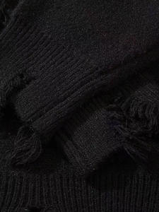 Suéter Personalizado para Hombre, Suéter de Punto con Diseño de Calavera, Prenda de Punto de Algodón, Suéter Jacquard, Fabricante de Suéteres, Suéter de Cuello Redondo de Manga Larga - Product Image 6