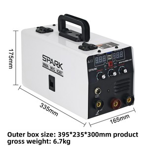 OFERTA ESPECIAL: Máquina de Soldar <span class=keywords><strong>MIG</strong></span>/MMA sin Gas, Grado Industrial, Alta Potencia, Doméstica, 220V, Tres Usos - Product Image 3