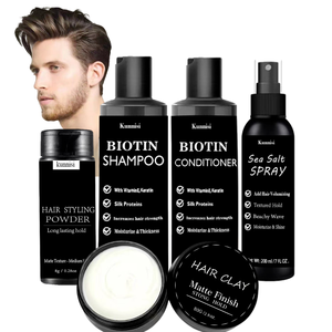 Ensemble de soins capillaires pour hommes avec logo personnalisé, kit de 500 avec marque privée, kit de <span class=keywords><strong>shampoing</strong></span> et d'après-<span class=keywords><strong>shampoing</strong></span> pour hommes avec spray au sel de mer - Product Image 2