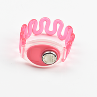 Bracelet porte-clés Dallas Zhizaibide TM1990A-F5 (ABS, acier inoxydable, étanche, carte de contact protocole 1-Wire) pour contrôle d'accès LH-TMWD