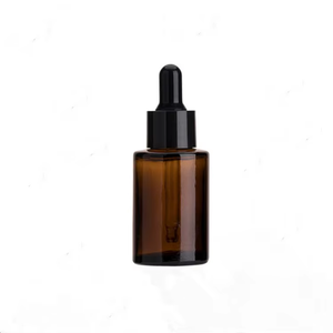 Flacon compte-gouttes en verre transparent mat de haute qualité à épaule plate de 30 ml pour l'emballage cosmétique d'huiles essentielles et de sérums - Product Image 3