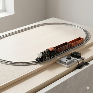 Set Treno Elettrico Scala 1/87 HO, Kit Modellismo Ferroviario Plug-in, Locomotiva in Lega, Vagone Merci, Treno Giocattolo RTR, Scenari Ferroviari - Product Image 6