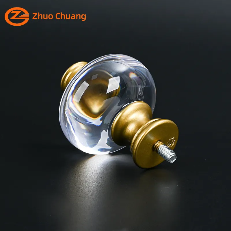 Fashional pha lê trang trí Curtain Rod finial Glass kim cương Curtain Pole Phụ Kiện Đầu