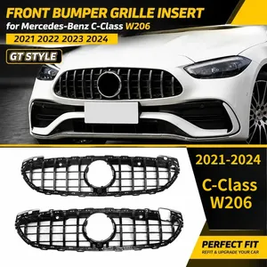 ตะแกรงกันชนหน้ารถยนต์สำหรับ C-Class W206 ปี 2021 2022 2023 2024 ชุดแต่งสไตล์รีฟิต อุปกรณ์ตกแต่งภายนอก - Product Image 1