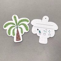Cartes de remerciement biodégradables personnalisées avec logo imprimé, faites à la main, écologiques, plantables avec des graines visibles
