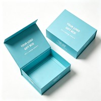 Boîtes cadeaux en papier magnétique personnalisées de luxe en gros, encre à base de soja, boîtes d'emballage rigides de haute qualité avec couvercle magnétique