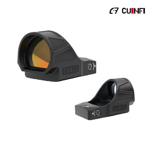 Cuinfi 1x26x22mm Grand champ de vision, point rouge, autonomie de 50000 heures, fonction Shake Awake, 10 niveaux d'éclairage multi-réticules, viseur point rouge - Product Image 3