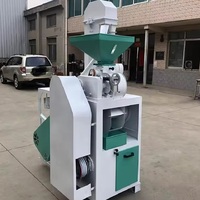 Moulin à riz à rouleaux en fer haute efficacité 400-500 kg/h, machine combinée de décorticage et de mouture du paddy, alimentée au diesel
