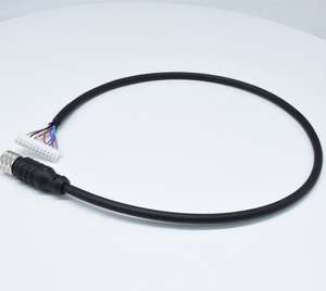 Conector circular a prueba de agua Ip67 Cable M12 a Código Conector de cable de alimentación de enchufe recto hembra de 12 pines - Product Image 4