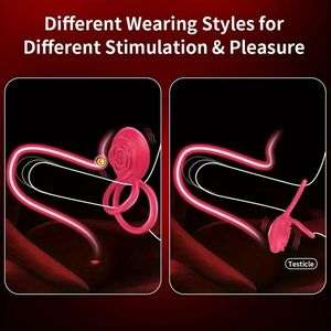 Giocattolo all'ingrosso della fabbrica coppia di piacere che condivide la stimolazione clitoridea della vibrazione dell'anello sottile - Product Image 4