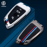 Porte-clés télécommande de voiture en alliage de Zinc, pour Bmw X1, X3, X5, X6, X7, F30, F10, e90, e60, e63, e46, pièces