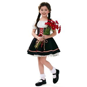 Vestido Tradicional Bávaro Yi Xiaoyi para Niñas, Color Negro, Conjunto de Disfraz para Oktoberfest con Etiqueta, Número de Pieza 8124 - Product Image 2
