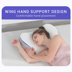 Oreiller cervical orthopédique en mousse à mémoire de forme pour dormeurs sur le côté et sur le dos, oreiller ergonomique réglable pour un sommeil profond - Product Image 2