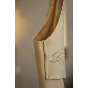 Chaleco Blanco de Mujer Ecowalson, Estilo Nacional <span class=keywords><strong>Chino</strong></span>, Elegante, Único, Exquisito, de Alta Gama, Nuevo, para Primavera y Otoño - Product Image 3