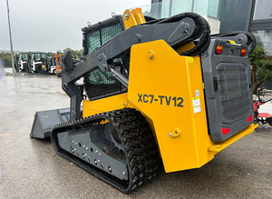 Nouvelle machinerie de terrassement : Mini-chargeuses compactes sur chenilles de 2,95 <span class=keywords><strong>tonnes</strong></span> XC7-TV12 XC7-SR12B, godet de 0,6 m³, moteur et pompe conformes aux normes EPA - Product Image 4