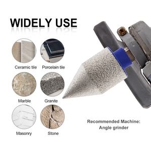 20/25/35/50 מ""מ M14 / 5/8''-11 חוט יהלום שיוף שיוף שיוף סיבי קונוס ליטוש ליטוש סיבי השחזה חותך אריחים - Product Image 3