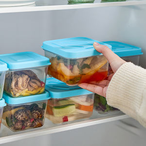 Couvercle en silicone alimentaire Récipients de stockage avec couvercles Récipients pour vinaigrette et condiments Passe au micro-ondes et au lave-vaisselle - Product Image 4