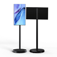 Mini televisor con pantalla táctil inteligente extraíble inalámbrica de 24 pulgadas, sistema Android 12/13 inteligente, 4 + 64G