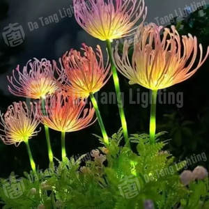 Fantasy Red Spider Lily <b>Solar</b> Powered Halloween Christmas Led Decorative Lamp Landscape Outdoor Use Ip65 Waterproof Magical - Product Image 6