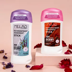 Oem/Odm Melao Vrouwen Deodorant Stokstijl Natuurlijke Desodorantes Stok Blijvende Lichaam Anti-Transpirant Dame Anti-Transpirant Balsem