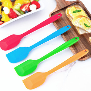 Tùy Chỉnh 11 Inch Một Mảnh Thiết Kế Chịu Nhiệt Không Dính Silicone Thìa Liền Mạch Linh Hoạt Phế liệu Cho Baking Pastry Công Cụ - Product Image 1