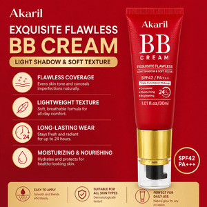 Akaril Exquisite Flawless BB Cream <span class=keywords><strong>SPF42</strong></span> PA Sunscreen Foundation Triple Functional Makeup Brightening Whitening Concealer - Product Image 6