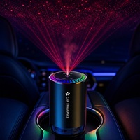 Diffuseur d'arômes intelligent pour voiture, projection de ciel étoilé, nano-atomisation, démarrage automatique AI, alliage d'aluminium, rechargeable par USB
