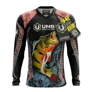 Camiseta de pesca de manga larga para hombre, tela deportiva premium, material que absorbe la humedad, ajuste cómodo, camisa de pesca para hombre - Product Image 4