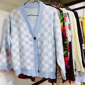 Suéter de Lã Mohair para Mulheres, Casual, de Manga Longa, Jaqueta de Inverno, Cardigan de Tricô, Suéter de Mohair - Product Image 2