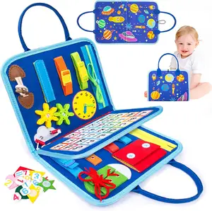 Diy Customise Baby Sensory Toddler Educational Kids Montessori Toys Felt Busy Board