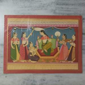 Peintures peintes à la main pour une utilisation décorative murale, offrant des visuels artistiques uniques et un intérieur sophistiqué en provenance d'Inde - Product Image 6