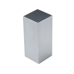 6061 6063 Aluminium Vierkante Buis Geëxtrudeerde Rechthoekige Buizen Prijs Per Kg 1000 Serie