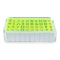 Tuiles de Mahjong Personnalisées à Vendre – Impression OEM, Ensemble de Mahjong en Acrylique Gravé, Épaisseur Personnalisée, Design Moderne – Singapour, Malaisie, Chine