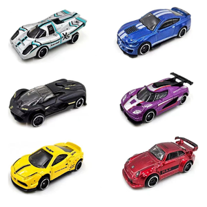 รถโมเดล PANDAS 1/64 สำหรับรถแข่งฮอตวีลส์ ชุดของเล่นแบบพกพาในกล่อง  ผลิตจากโลหะผสม พลาสติก  แบบเลื่อนได้ แถมฟรีของเล่นไดแคสต์ - Product Image 5