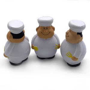 Juguetes Promocionales de Pelota de PU, Chef Antiestrés, para Apretar, para Niños de 5 a 7 Años, Alivio del Estrés, Juguetes para las Manos - Product Image 5