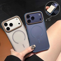 Casing Matte Original Mewah Untuk iPhone 18 Pro Max 17 Air 16 15 14 13 12 Plus Anti Benturan Pelindung Kamera Warna Kontras