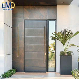 Porte d'entrée moderne en fibre de verre avec <span class=keywords><strong>cadre</strong></span> en profilé d'aluminium - Product Image 2