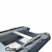 Bateau à rames gonflables de 4.3m en aluminium, avec moteur hors-bord, approuvé Ce