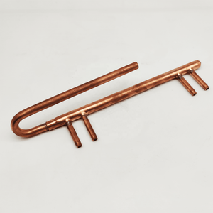 Kunden spezifische Hear Exchanger Teile 3-Port Kupfer verteiler rohr - Product Image 6