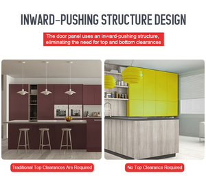 ชุดอุปกรณ์อาบน้ำอลูมิเนียมพลาสติกสำหรับห้องน้ำในร่มแบบผลักเปิด<span class=keywords><strong>ตู้</strong></span>ระบบสำนักงานล้อลูกกลิ้งแบบลูกกลิ้ง - Product Image 5