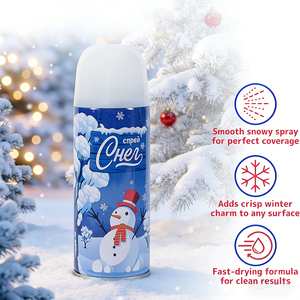 Espray Decorativo <span class=keywords><strong>de</strong></span> Nieve Artificial para Navidad, Espuma <span class=keywords><strong>de</strong></span> Nieve para Decorar Árboles <span class=keywords><strong>de</strong></span> Navidad y Fiestas - Product Image 1