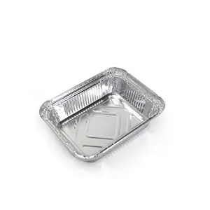 Disposable Aluminum Foil Food Packing Container / Descartable de Aluminio