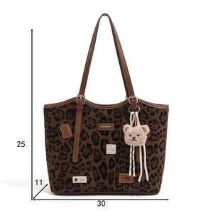 High quality women's <b>handbag</b>, large capacity shoulder bag, polyester lining, PU material - Product Image 3