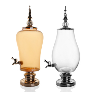 Factory Direct European Electroplated Faucet <strong>Wine</strong> Glass Bottle <strong>Container</strong> for Hotel Buffet - Product Image 1