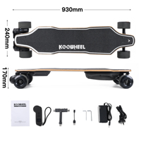 Planche à roulettes électrique tout terrain bon marché 2000w planche à roulettes électrique télécommandée scooter électrique haute puissance pour adulte